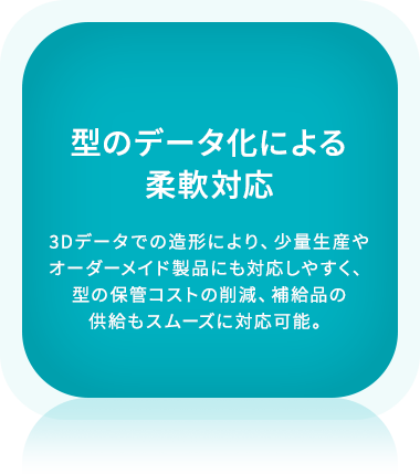 ⼀貫体制で、⾼品質・安定供給