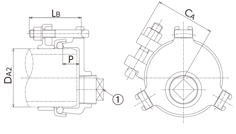 管帽石綿1種管用