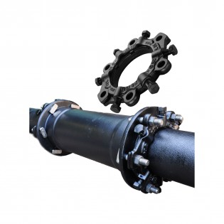 二つ割離脱防止押輪NS形継ぎ輪用