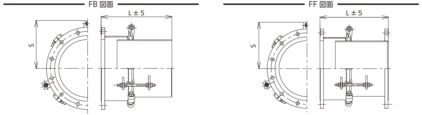 フランジアダプターS型