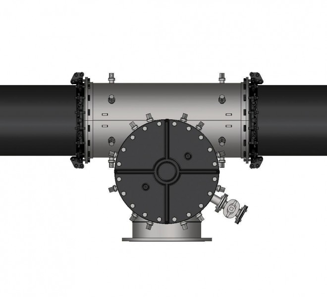 特殊分岐管Cカット