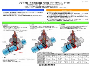 プラグ３型の弁の回転数がわかりません。